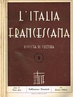 L' Italia francescana. Rivista di cultura, nuova serie, anno 36, n.1, 3, 5, 1961