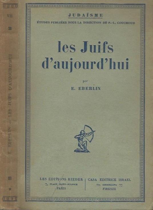 Les Juifs d'aujourd'hui - copertina