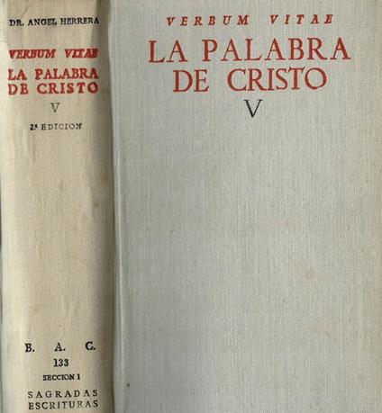 Verbum Vitae - La palabra de Cristo - copertina