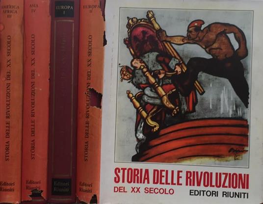 Storia delle rivoluzioni del XX secolo Vol. 1 - 2 - 3 - 4 - Roberto Bonchio - copertina
