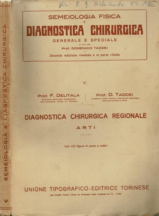 Diagnostica Chirurgica Regionale Arti - Francesco Delitala - copertina