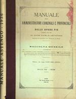 Manuale degli amministratori comunali e provinciali e delle opere pie anno 75, 1936