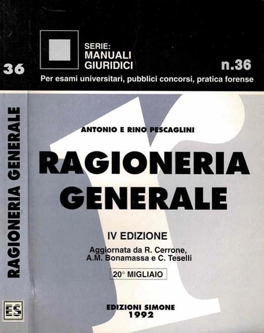 Ragioneria generale - copertina