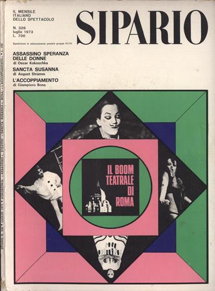 Sipario Anno 1973 n. 362 - copertina