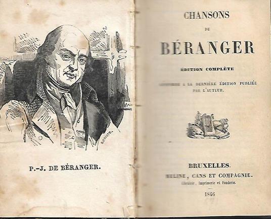 Chanson de Béranger - copertina