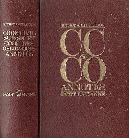 Code Civil Suisse - copertina