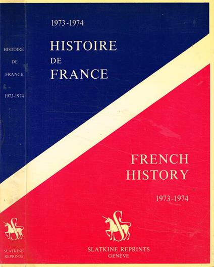 1973-1974. Histoire de France. French history 1973-1974 - copertina