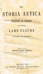 La storia antica raccontata ai fanciulli