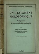 Un Testament Philosophique