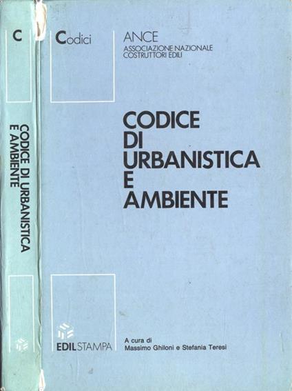 Codice di urbanistica e ambiente - copertina