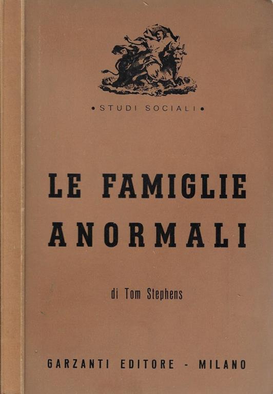 Le famiglie anormali - copertina