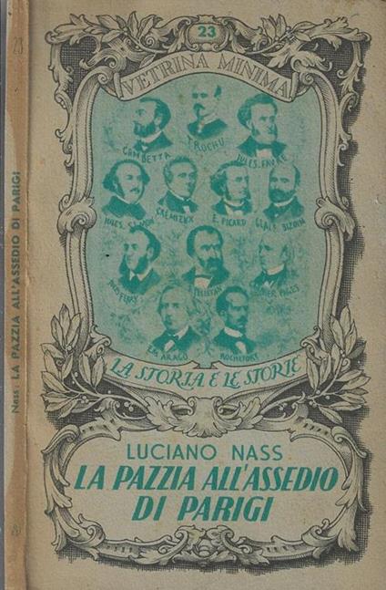 La pazzia all'assedio di Parigi - Lucien Nass - copertina