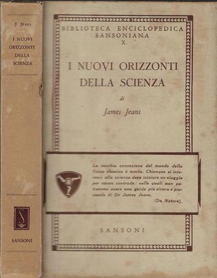 I nuovi orizzonti della scienza - James Jeans - copertina