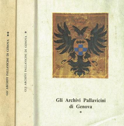 Gli Archivi Pallavicini di Genova 2voll - Marco Bologna - copertina