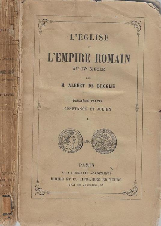 L' église et l'Empire Romain au IV siècle Parte II - copertina