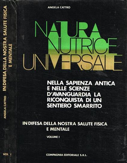 La natura nutrice universale di: Angela Cattro - copertina