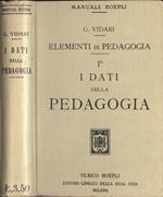 I dati della pedagogia Vol. I