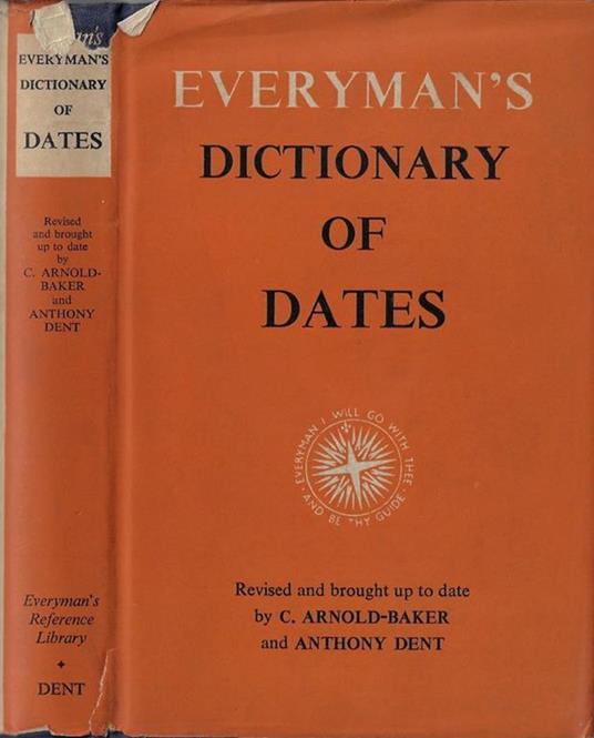 Everyman's dictionary of dates - copertina