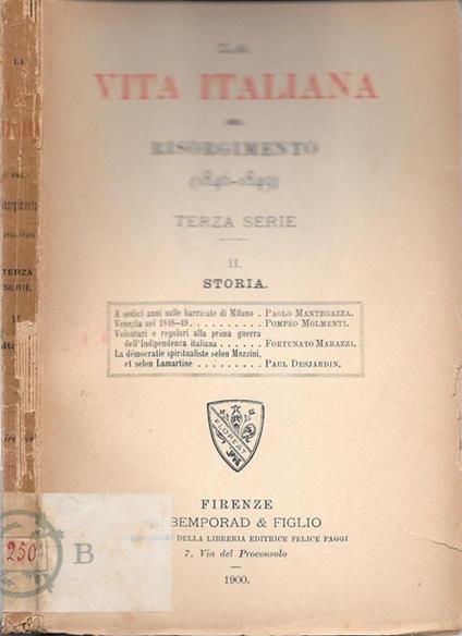 La vita italiana - copertina