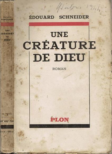 Une créature de Dieu - Edouard Schneider - copertina