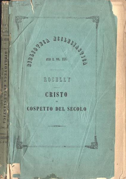 Cristo al cospetto del popolo - copertina