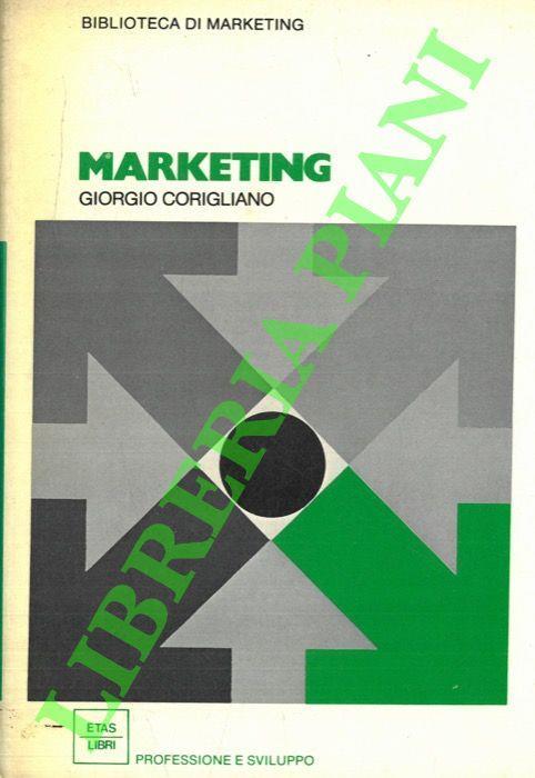MArketing. Strategie e tecniche - Giorgio Corigliano - copertina