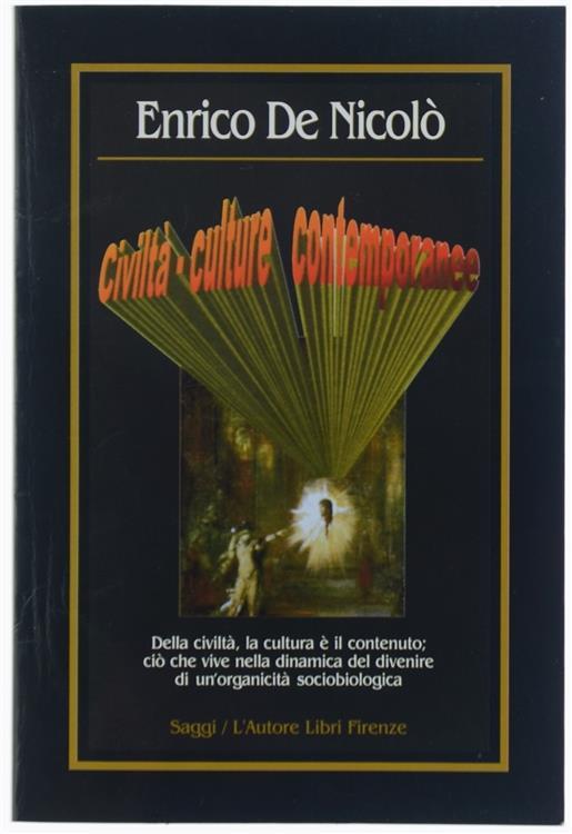 Civiltà - Culture Contemporanee - Enrico De Nicolò - copertina