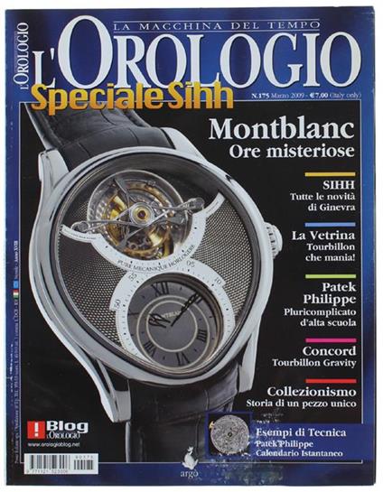 L' Orologio - La Macchina Del Tempo. N. 175 - Marzo 2009 - Libro Usato -  Argò Editore - | IBS
