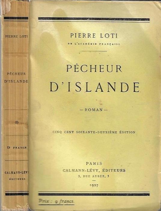 Pêcheur d'Islande - copertina