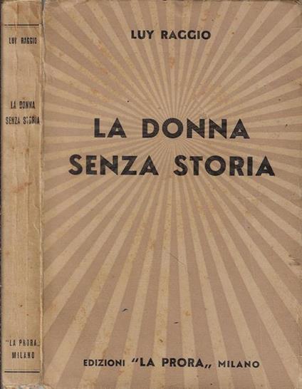 La donna senza storia - copertina