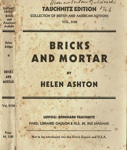 Bricks and mortar - copertina