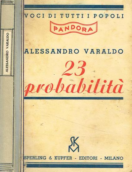 23 probabilità - copertina