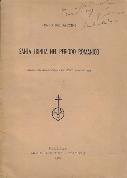 Santa Trinita nel periodo romantico - copertina