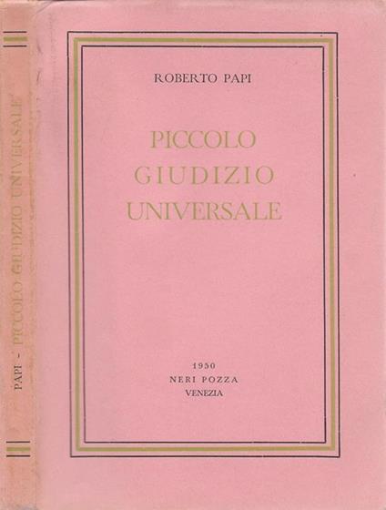 Piccolo giudizio universale - copertina