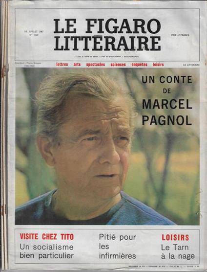 Le Figaro Litteraire anno 1967 N. 1107,1108, 1109, 1110 - copertina