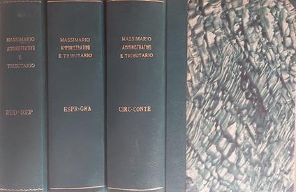 Massimario Amministrativo e Tributario - copertina