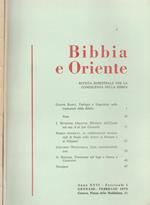 Bibbia e Oriente - Anno XVII - Fasc. 1 - 4/5 - 1975. Rivista bimestrale per la conoscenza della Bibbia