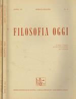 Filosofia oggi. Trimestrale n.2, 3, anno VI, 1983