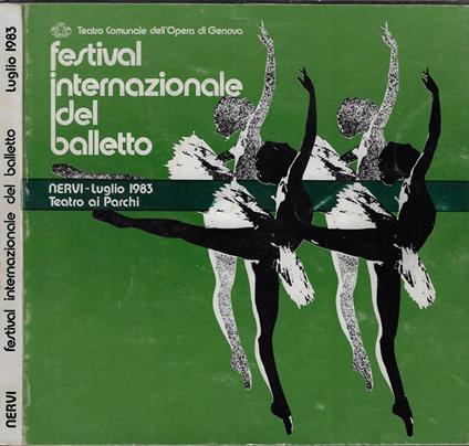 Festival Internazionale del balletto. Nervi – luglio 1983 Teatro ai Parchi - copertina