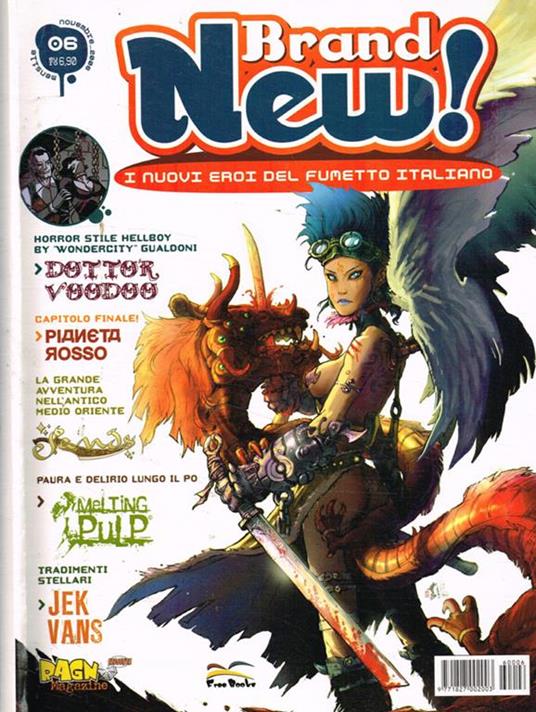 Brand new!. I nuovi eroi del fumetto italiano n.6 - copertina