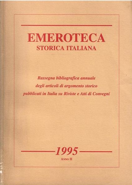 Emeroteca Storica Italiana 1995 - copertina