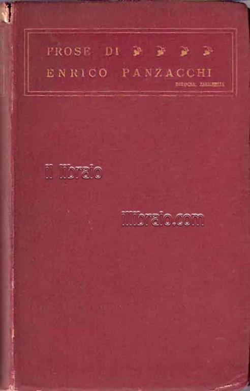 Prose - E. Panzacchi - copertina