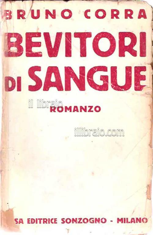 Bevitori di sangue - Bruno Corra - copertina