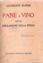 PANE E VINO. Con un soliloquio sulla poesia