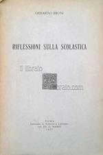 Riflessioni sulla scolastica