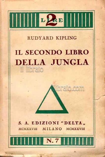 Il secondo libro della Jungla - Rudjard Kipling - copertina