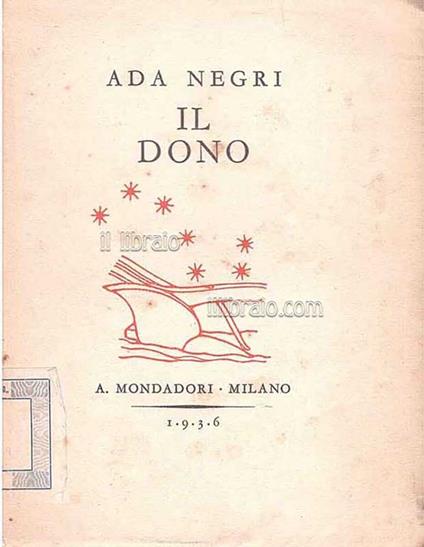 Il DONO - A. Negri - copertina