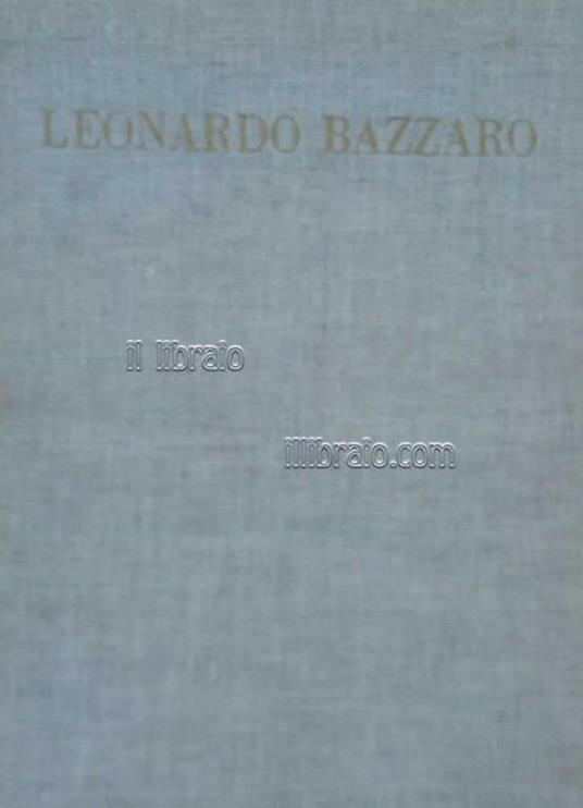 Leonardo Bazzaro - G. Nicodemi - copertina