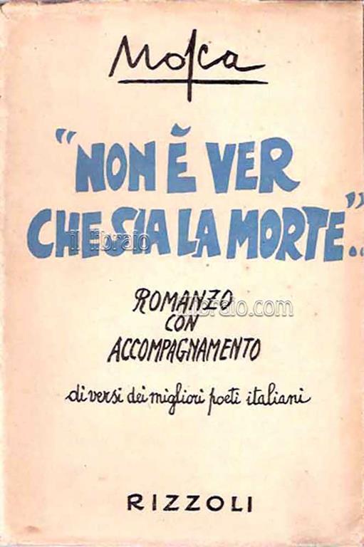 Non è ver che sia la morte… - G. Mosca - copertina