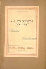 La filosofia domani